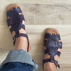 Women's Naguisa handmade sandals size 38